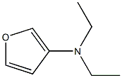 3-Furanamine,N,N-diethyl-(9CI) Struktur