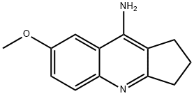 2,3-Dihydro-7-methoxy-1H-cyclopenta[b]quinolin-9-amine Struktur