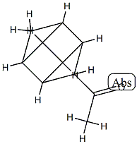 Ethanone, 1-tetracyclo[4.2.0.02,5.03,8]oct-4-yl-, stereoisomer (9CI) Struktur