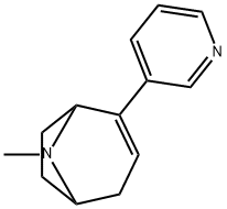 8-Azabicyclo[3.2.1]oct-2-ene,8-methyl-2-(3-pyridinyl)-(9CI) Struktur