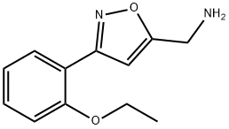 5-Isoxazolemethanamine,3-(2-ethoxyphenyl)-(9CI) Struktur