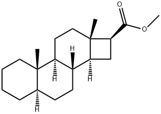 D-Nor-5α-androstane-16β-carboxylic acid methyl ester Struktur