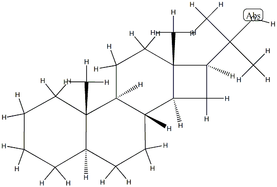 20-Methyl-D(15)-nor-5α-pregnan-20-ol Struktur