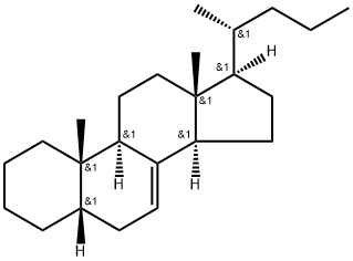 5β-Chol-7-ene Struktur