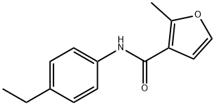 3-Furancarboxamide,N-(4-ethylphenyl)-2-methyl-(9CI) Struktur