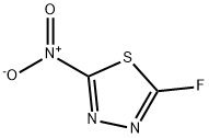 1,3,4-Thiadiazole,2-fluoro-5-nitro-(9CI) Struktur