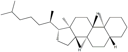 14-Methyl-5α-cholestane Struktur