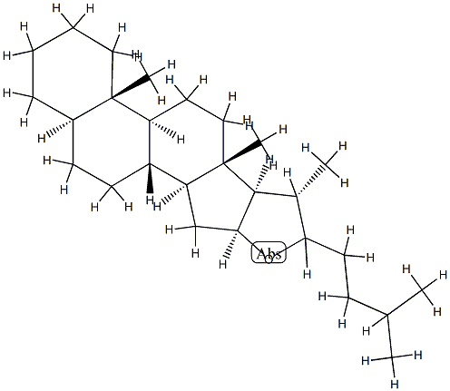 5α-Furostane Struktur