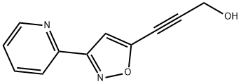 2-Propyn-1-ol,3-[3-(2-pyridinyl)-5-isoxazolyl]-(9CI) Struktur