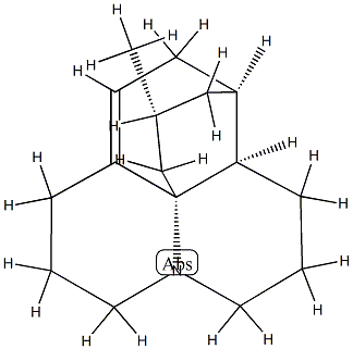 (15R)-4,5-Didehydro-15-methyllycopodane Struktur