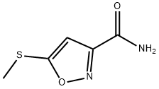 3-Isoxazolecarboxamide,5-(methylthio)-(9CI) Struktur