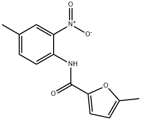 2-Furancarboxamide,5-methyl-N-(4-methyl-2-nitrophenyl)-(9CI) Struktur