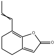 2(4H)-Benzofuranone,5,6-dihydro-7-(1-propenyl)-(9CI) Struktur