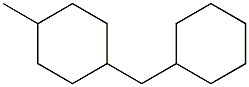 (1α,4α)-4-Methyl-1-(cyclohexylmethyl)cyclohexane Struktur