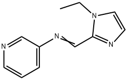 3-Pyridinamine,N-[(1-ethyl-1H-imidazol-2-yl)methylene]-(9CI) Struktur