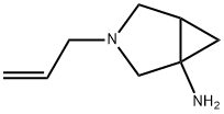 3-Azabicyclo[3.1.0]hexan-1-amine,3-(2-propenyl)-(9CI) Struktur