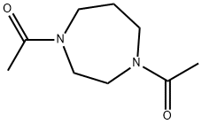 1H-1,4-Diazepine,1,4-diacetylhexahydro-(9CI) Struktur