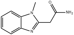 1H-Benzimidazole-2-acetamide,1-methyl-(9CI) Struktur