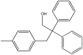 4-Methyl-β,β-diphenylbenzene-1-propanol Struktur