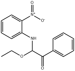 α-Ethoxy-α-[(2-nitrophenyl)amino]acetophenone Struktur