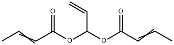 Bis(2-butenoic acid)2-propenylidene ester Struktur