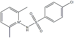 [(4-Chlorophenyl)sulfonyl](2,6-dimethylpyridinio)amine anion Struktur