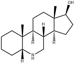 6-Aza-5β-androstan-17β-ol Struktur