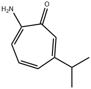 2,4,6-Cycloheptatrien-1-one,2-amino-6-(1-methylethyl)-(9CI) Struktur