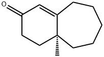 4aβ-Methyl-3,4,4a,5,6,7,8,9-octahydro-2H-benzocycloheptene-2-one Struktur