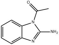 1H-Benzimidazol-2-amine,1-acetyl-(9CI) Struktur