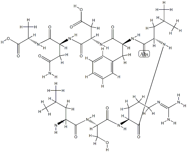 somatotropin (6-13) Struktur