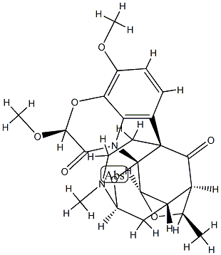 (21α)-2-Deoxy-2,21-epoxy-11-methoxydichotine (neutral) Struktur