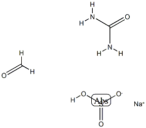 Sulfurous acid, monosodium salt, polymer with formaldehyde and urea Struktur