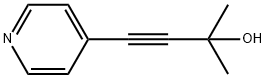 2-Methyl-3-(4-pyridinyl)-butyne-2-ol Struktur