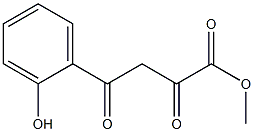 1,3-dioxo-1-(2-hydroxyphenyl)butyl methyl ester Struktur