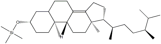 [[Ergost-8(14)-en-3β-yl]oxy]trimethylsilane Struktur