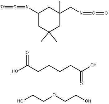 POLYDIETHYLENEGLYCOL ADIPATE/IPDI COPOLYMER Struktur