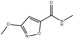 5-Isoxazolecarboxamide,3-methoxy-N-methyl-(9CI) Struktur