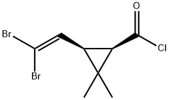 Deltamethrin Related Compound 2 (Bacisthemic Acid Chloride) Struktur