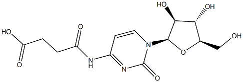 N(4)-succinyl-1-beta-D-arabinofuranosylcytosine Struktur