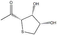 D-Fructose, 1,3,6-trideoxy-3,6-epithio- (9CI) Struktur