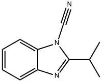 1H-Benzimidazole-1-carbonitrile,2-(1-methylethyl)-(9CI) Struktur