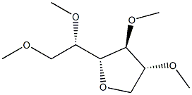 3,6-Anhydro-1-O,2-O,4-O,5-O-tetramethyl-D-galactitol Struktur