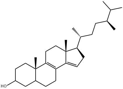 5ξ-Ergosta-8,14-dien-3-ol Struktur