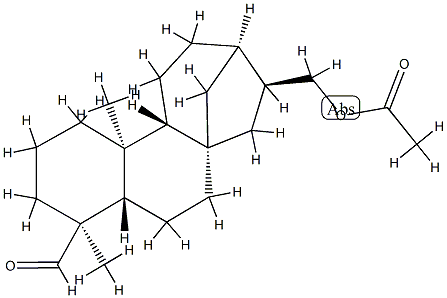 17-(Acetyloxy)kauran-19-al Struktur