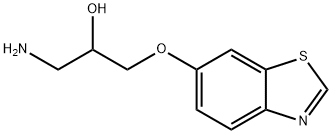 2-Propanol,1-amino-3-(6-benzothiazolyloxy)-(9CI) Struktur