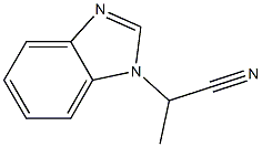 1H-Benzimidazole-1-acetonitrile,alpha-methyl-(9CI) Struktur