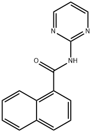 1-Naphthalenecarboxamide,N-2-pyrimidinyl-(9CI) Struktur