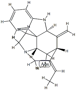 (19E)-16,17,19,20-Tetradehydrocuran-14-ol Struktur