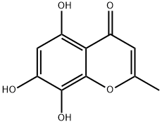 4H-1-Benzopyran-4-one,5,7,8-trihydroxy-2-methyl-(9CI) Struktur